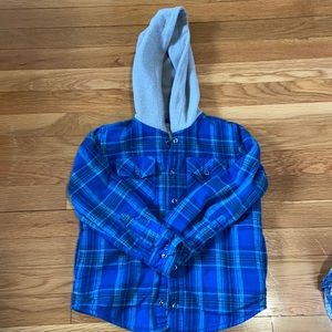 LL Bean flannel shirt-jacket